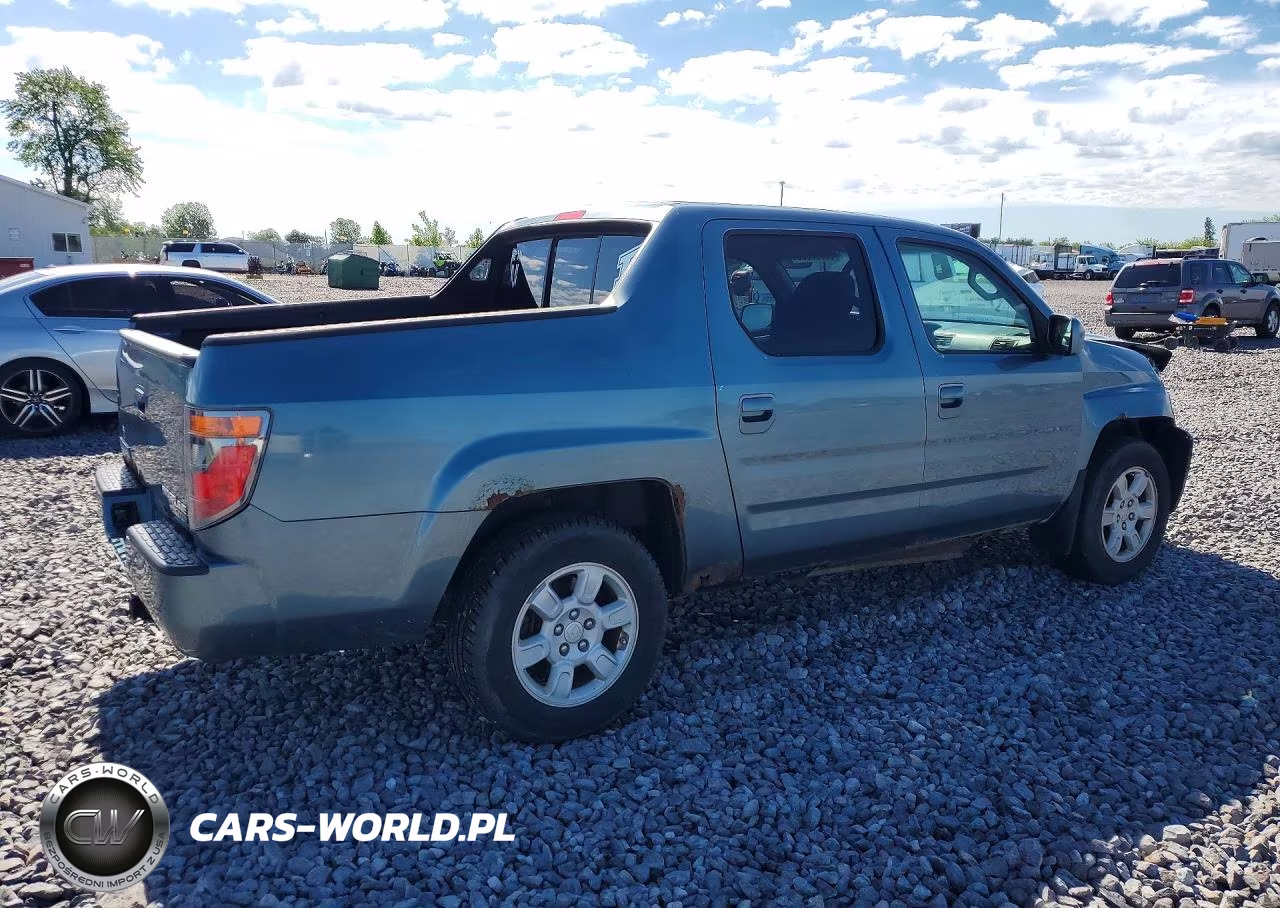 2006 Honda Ridgeline Rts VIN:2HJYK16496H520744 - 3