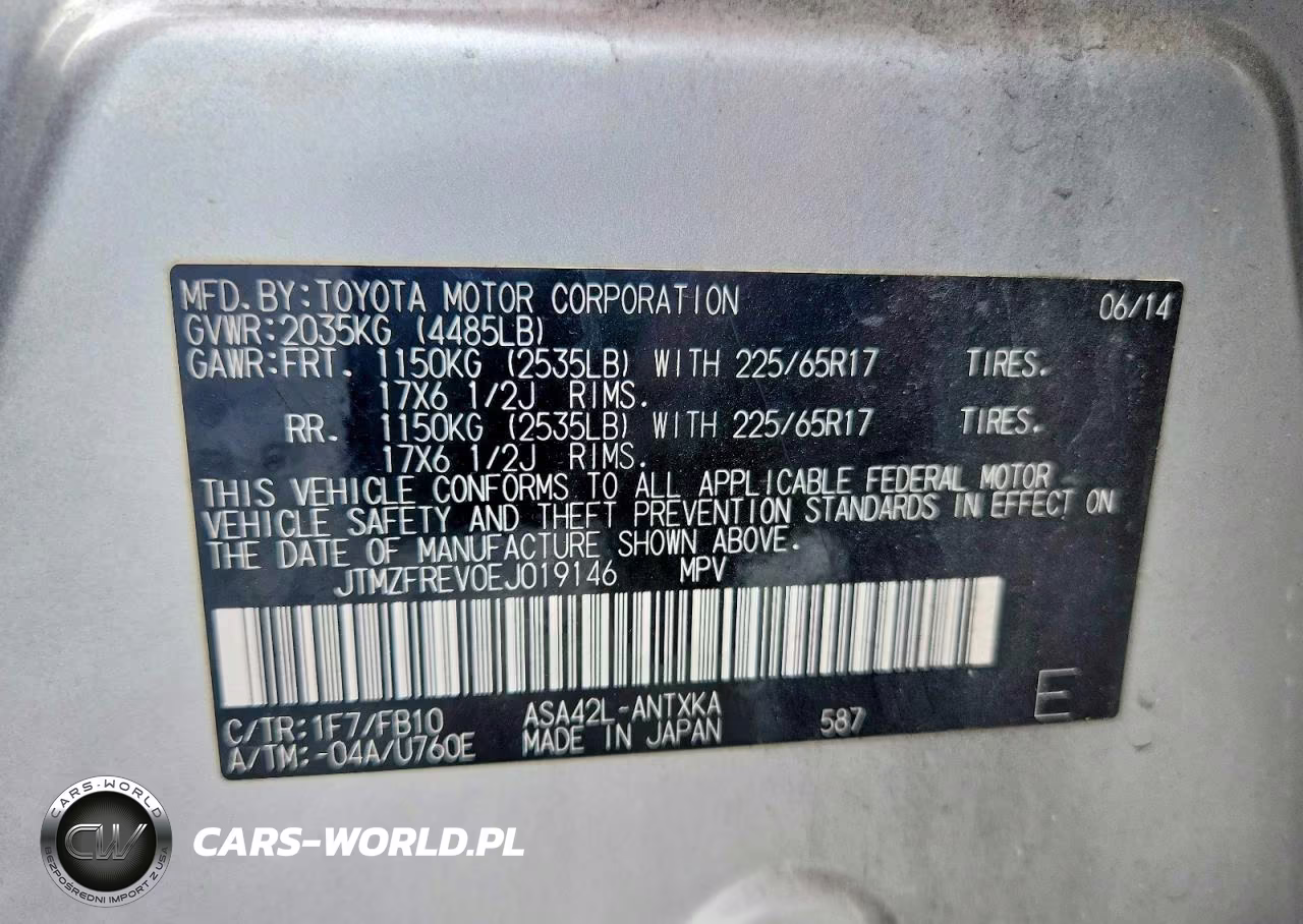 2014 Toyota Rav4 Le VIN:JTMZFREV0EJ019146 - 12