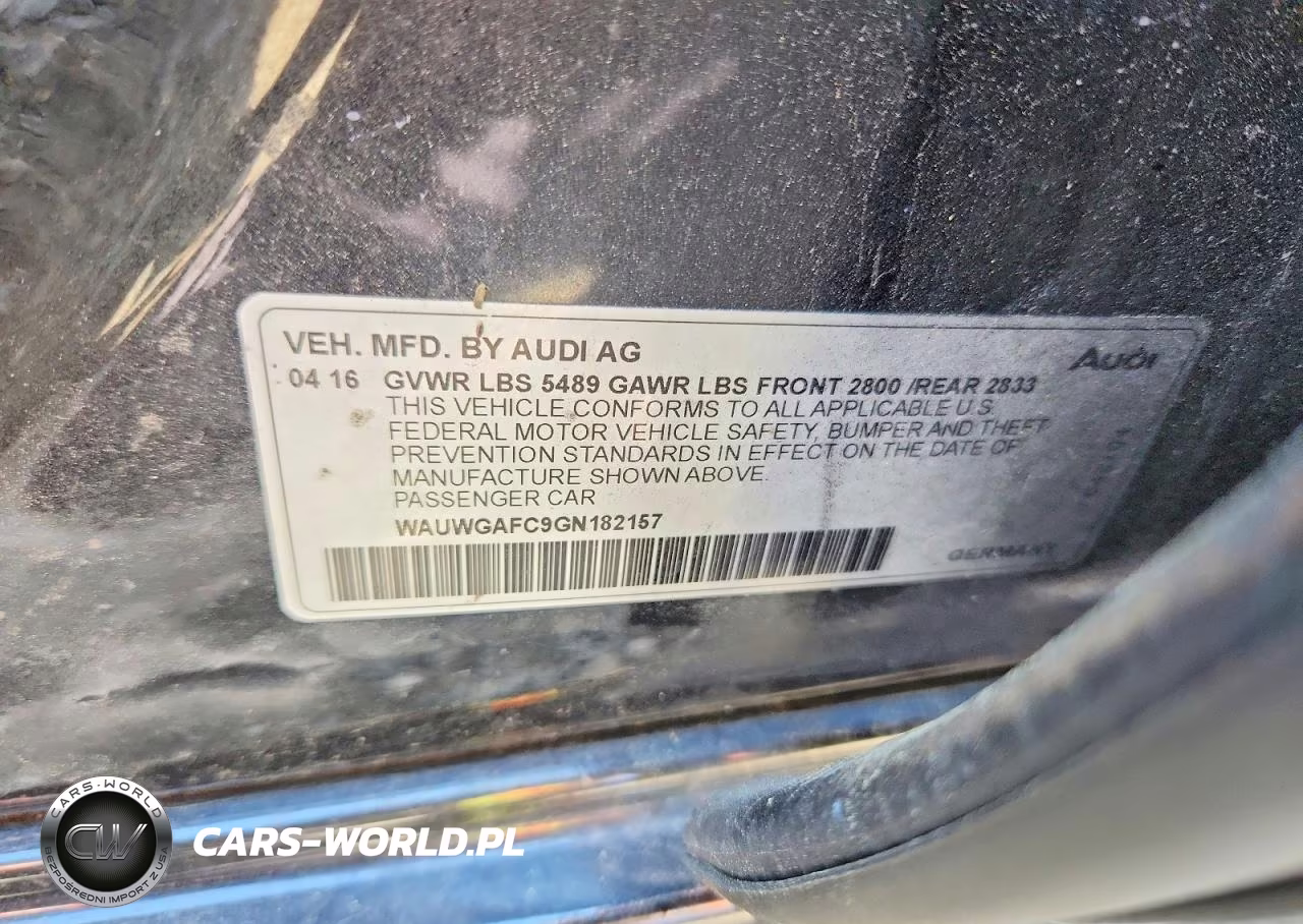 2016 Audi A7 Premium Plus VIN:WAUWGAFC9GN182157 - 12