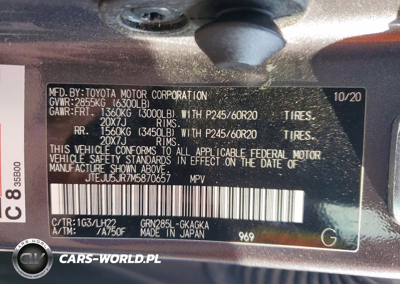 2021 Toyota 4Runner VIN:JTEJU5JR7M5870657 - 14