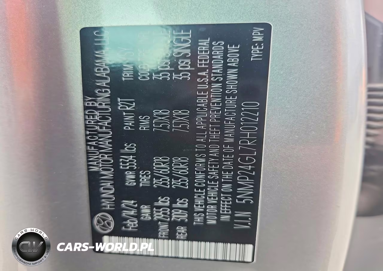 2024 Hyundai Santa Fe Sel VIN:5NMP24GL7RH012210 - 13