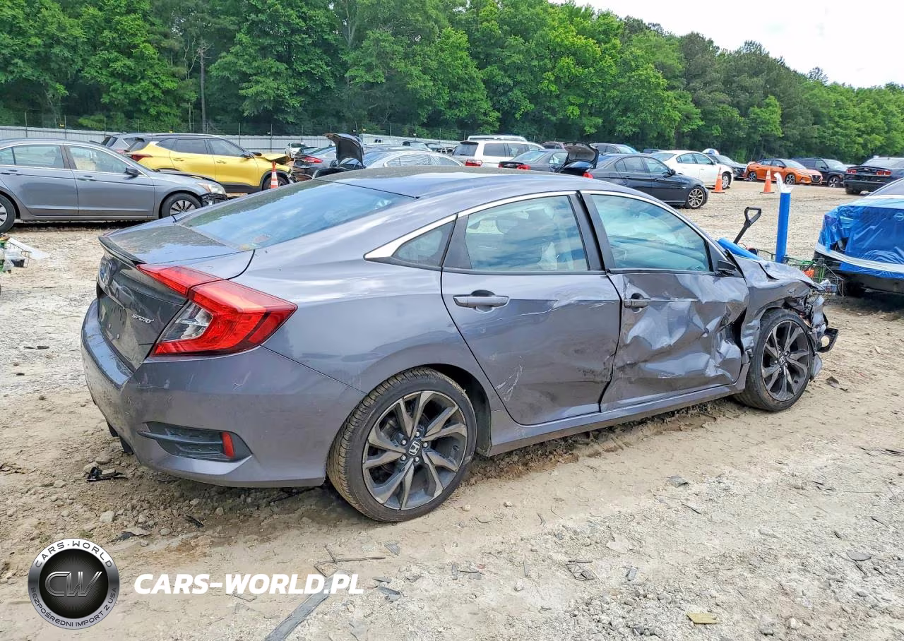 2021 Honda Civic Sport VIN:2HGFC2F84MH552081 - 3