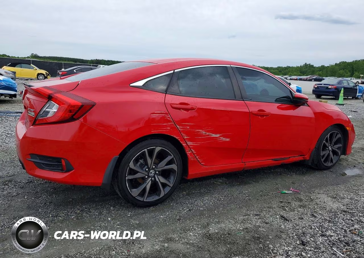 2021 Honda Civic Sport VIN:2HGFC2F81MH552376 - 3