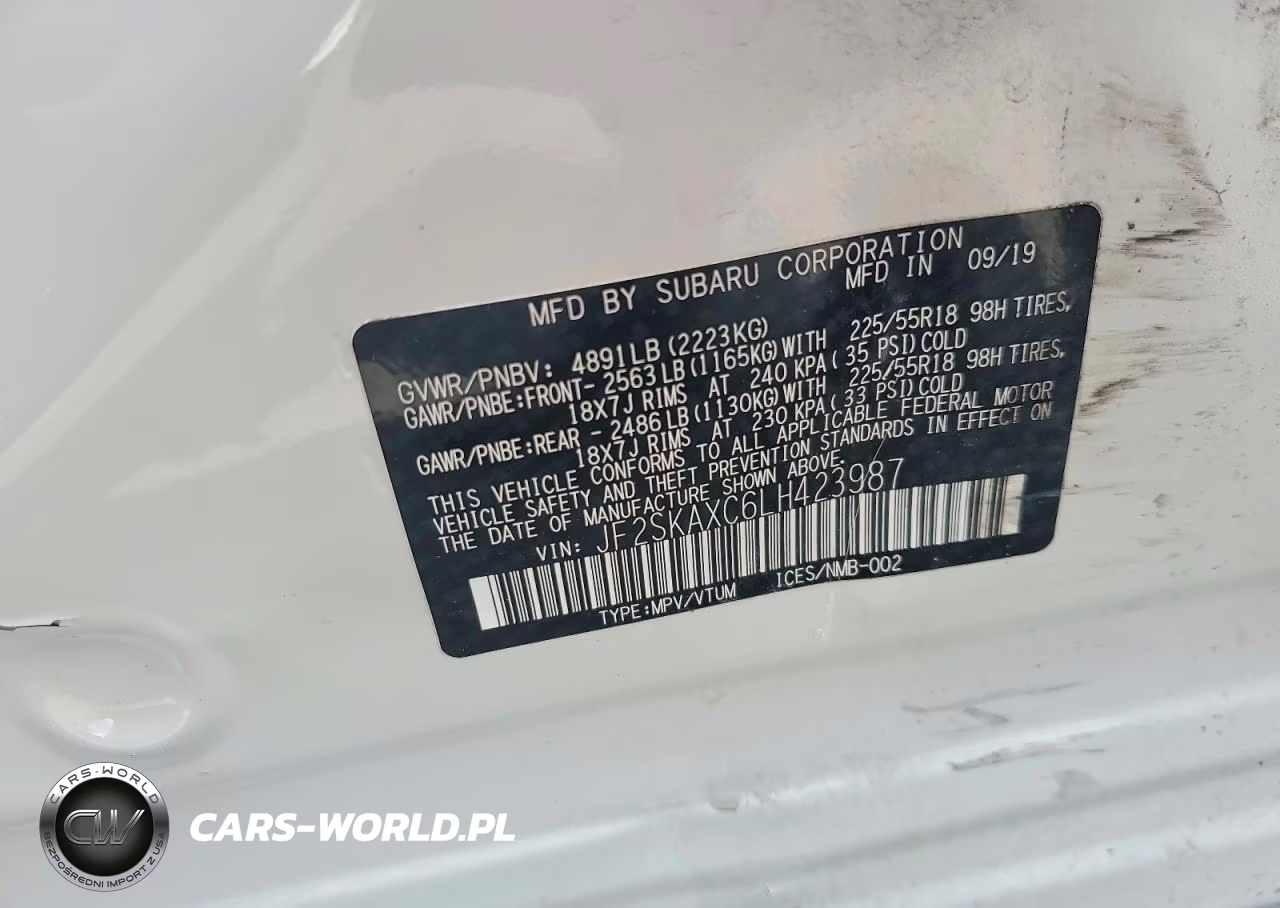 2020 Subaru Forester Touring VIN:JF2SKAXC6LH423987 - 13