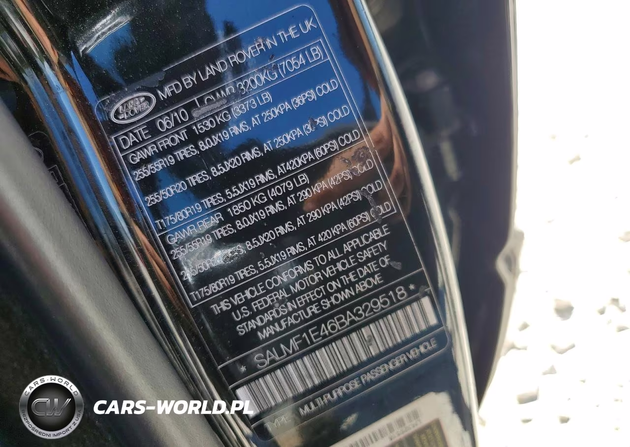 2011 Land Range Rover VIN:SALMF1E46BA329518 - 13