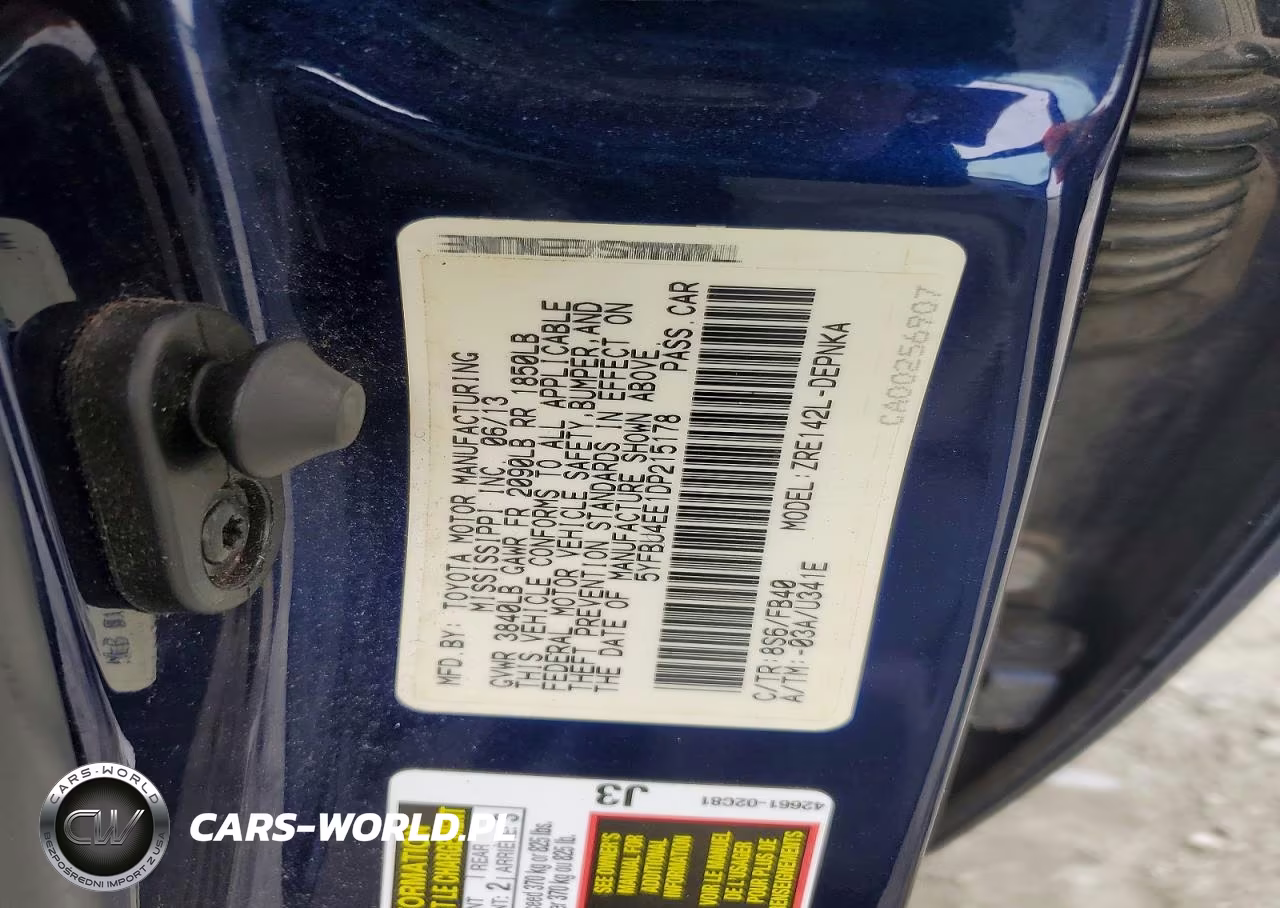 2013 Toyota Corolla Le VIN:5YFBU4EE1DP215178 - 12
