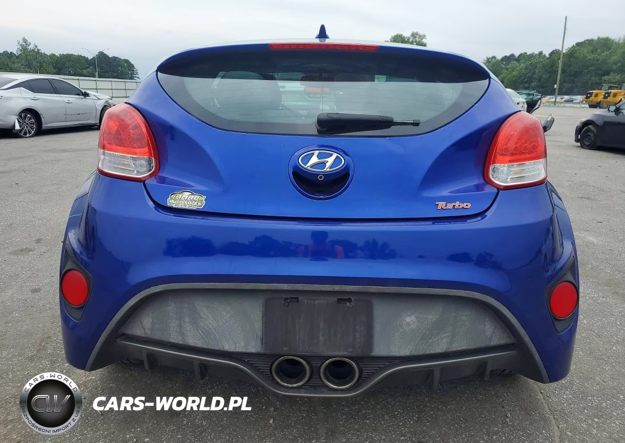 2014 Hyundai Veloster Turbo VIN:KMHTC6AE7EU190165 - 6