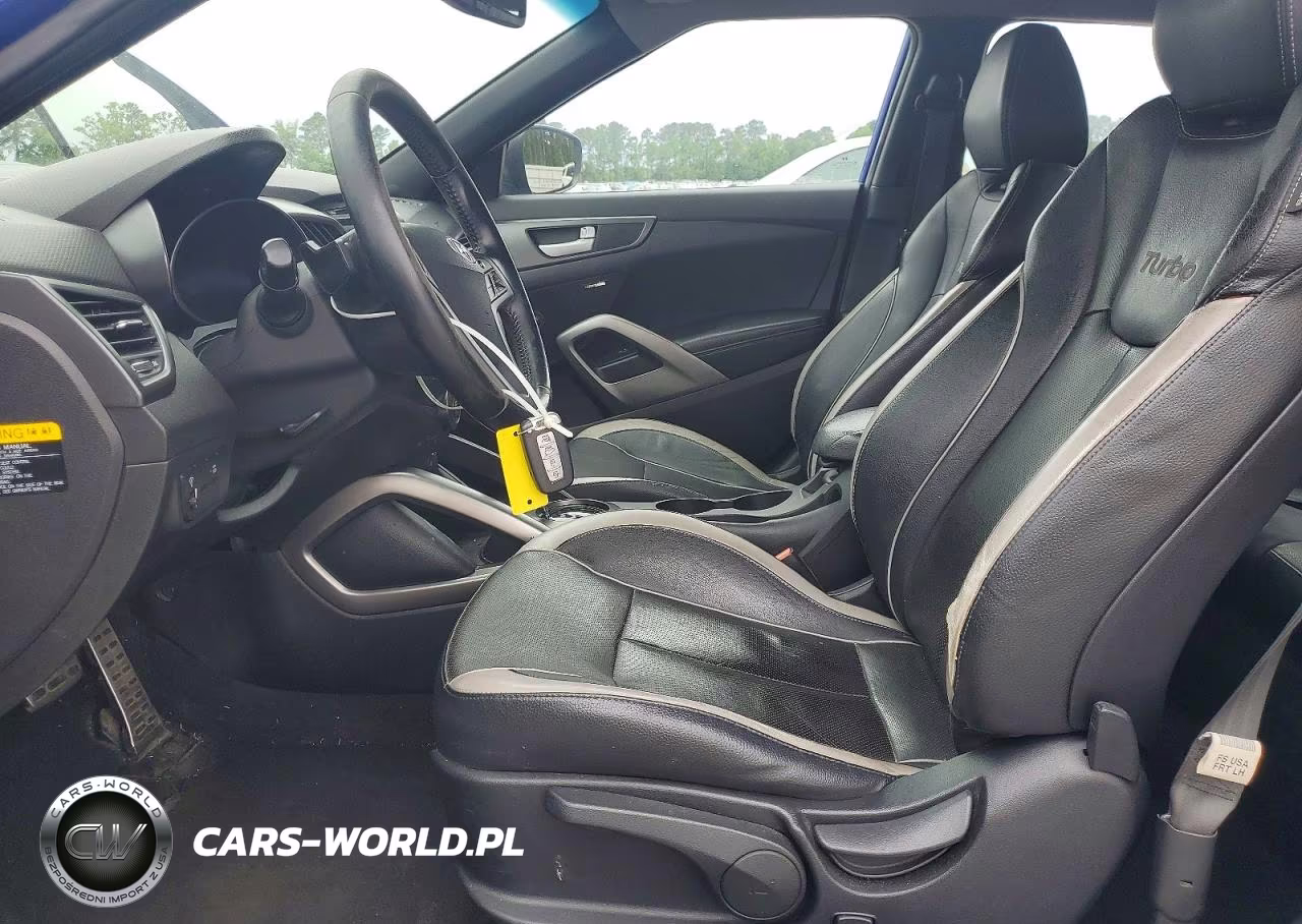 2014 Hyundai Veloster Turbo VIN:KMHTC6AE7EU190165 - 7