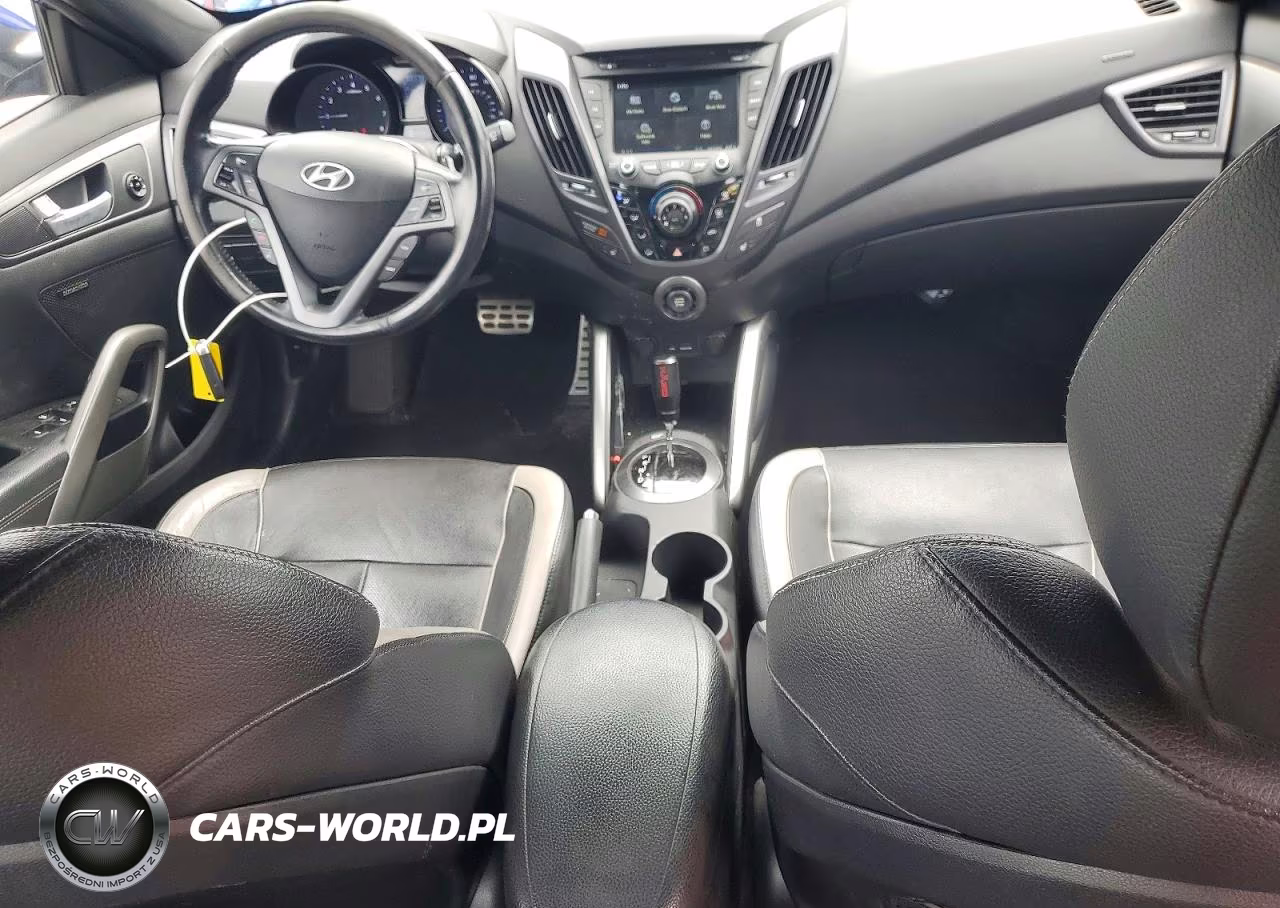 2014 Hyundai Veloster Turbo VIN:KMHTC6AE7EU190165 - 8