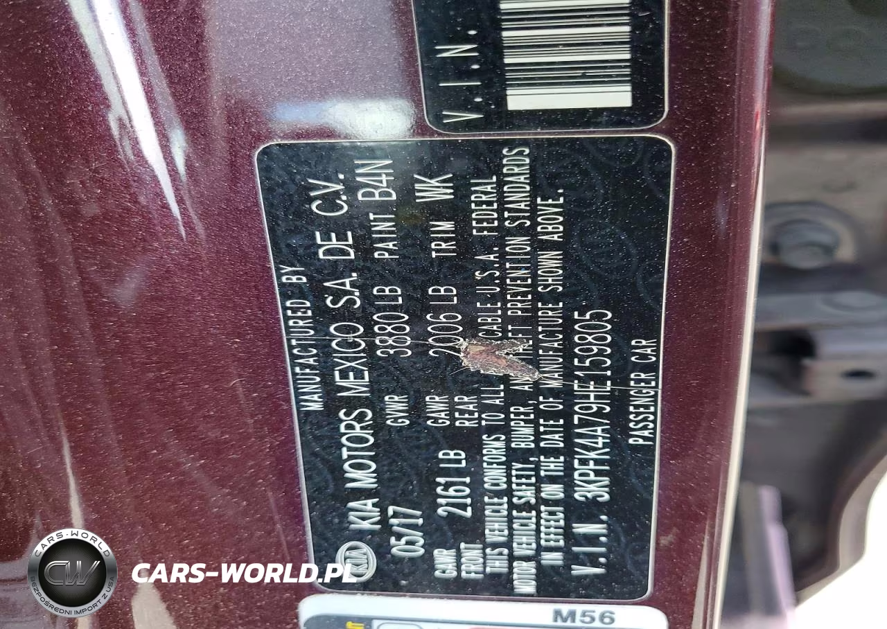 2017 Kia Forte Lx VIN:3KPFK4A79HE159805 - 12