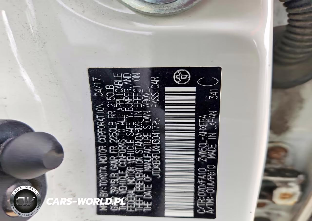 2017 Toyota Prius Two VIN:JTDKBRFUXH3041795 - 12