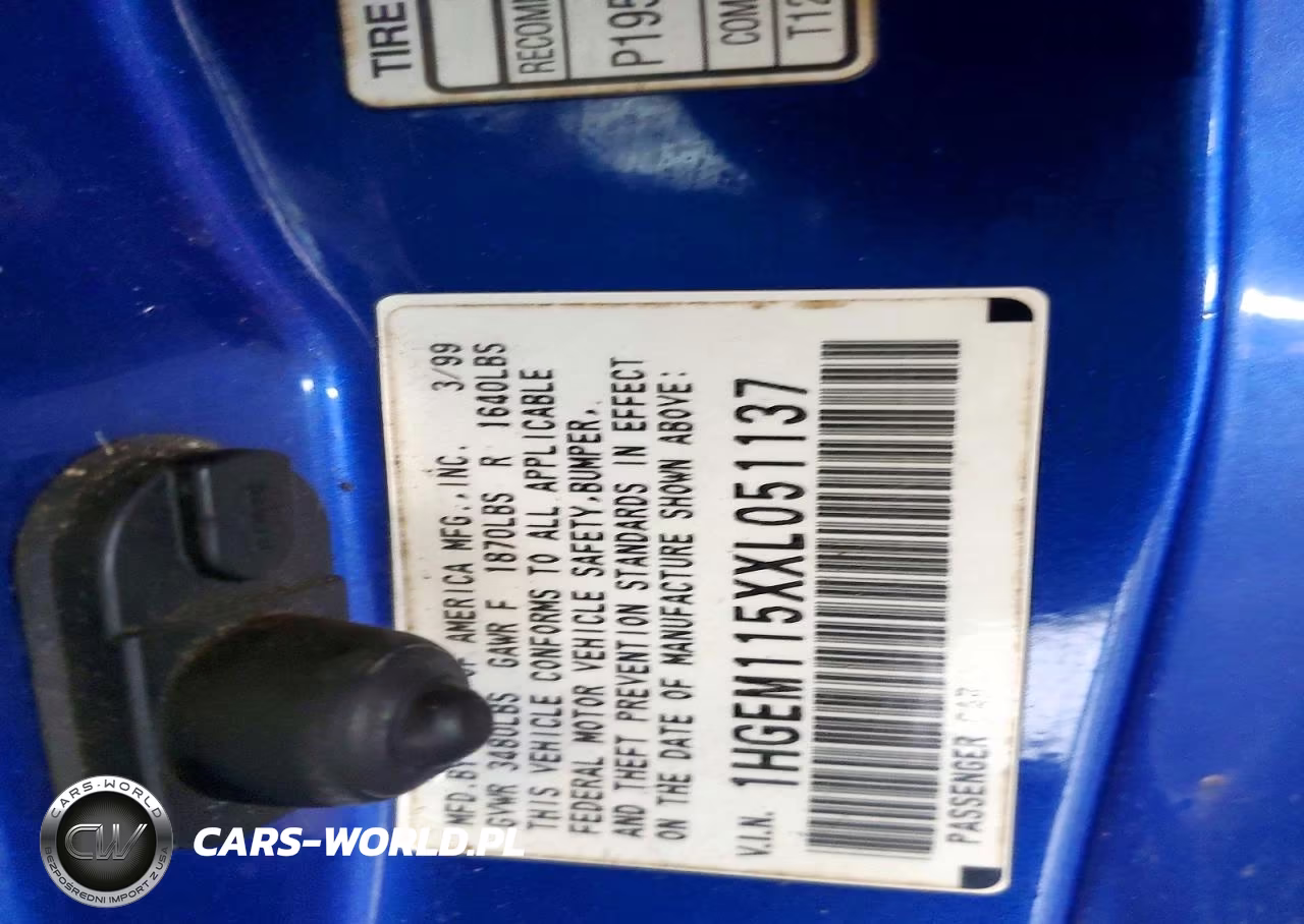 1999 Honda Civic Si VIN:1HGEM115XXL051137 - 13