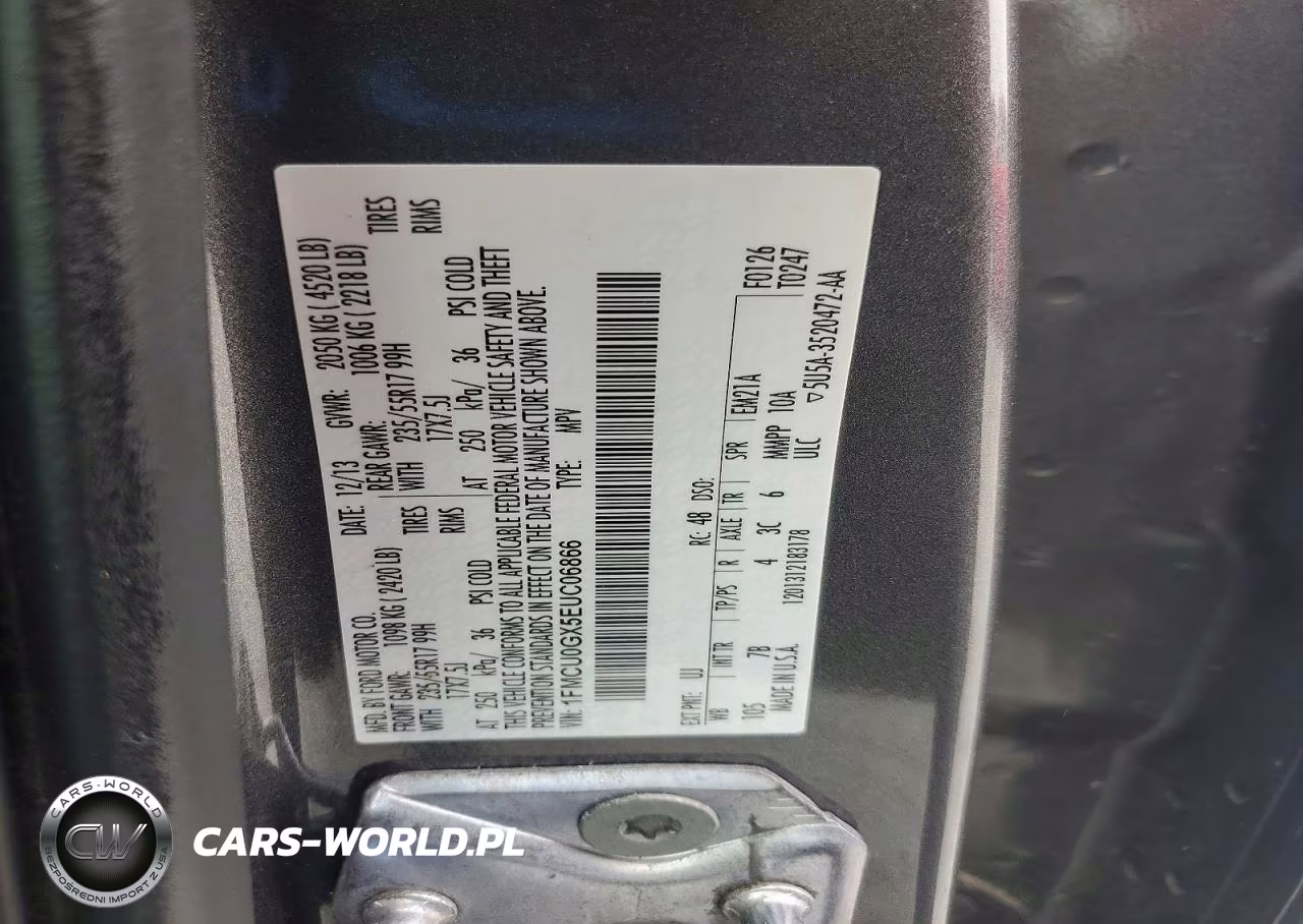 2014 Ford Escape Se VIN:1FMCU0GX5EUC06866 - 13