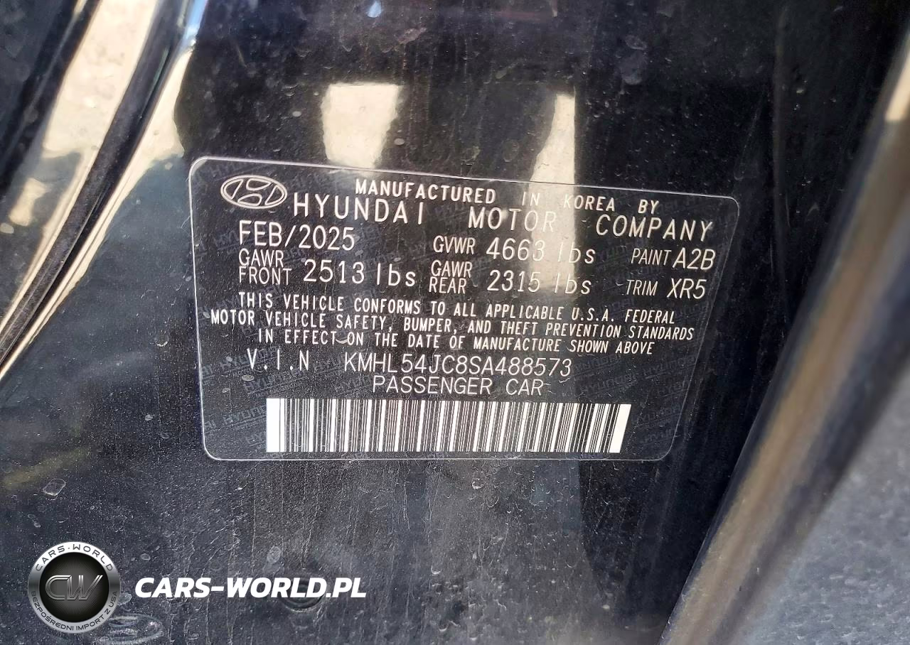 2025 Hyundai Sonata N Line VIN:KMHL54JC8SA488573 - 12