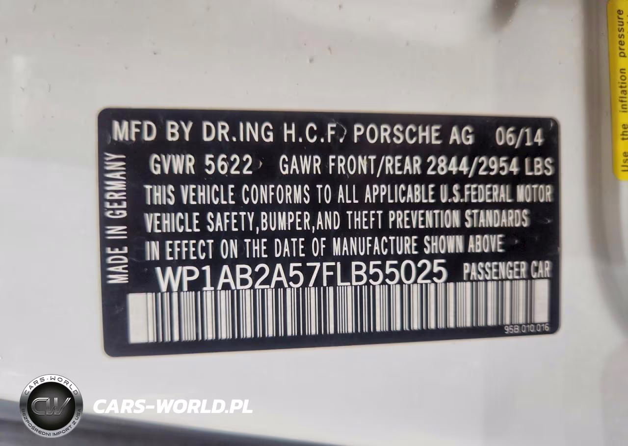 2015 Porsche Macan S VIN:WP1AB2A57FLB55025 - 13