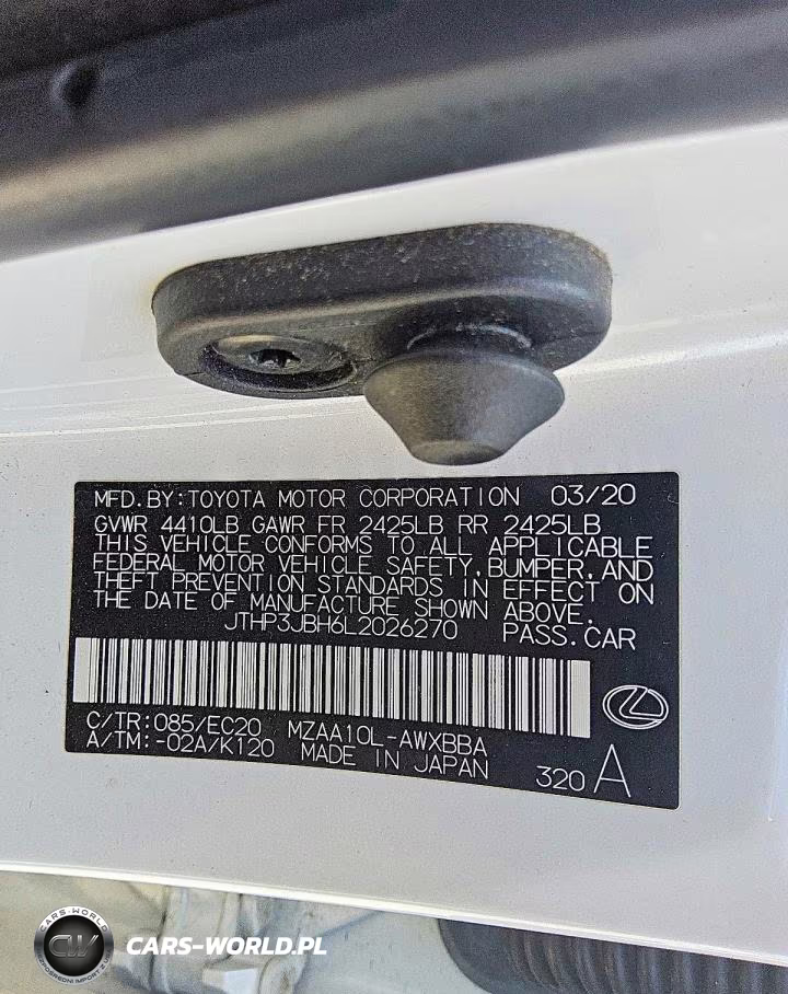 2020 Lexus Ux 200 VIN:JTHP3JBH6L2026270 - 12