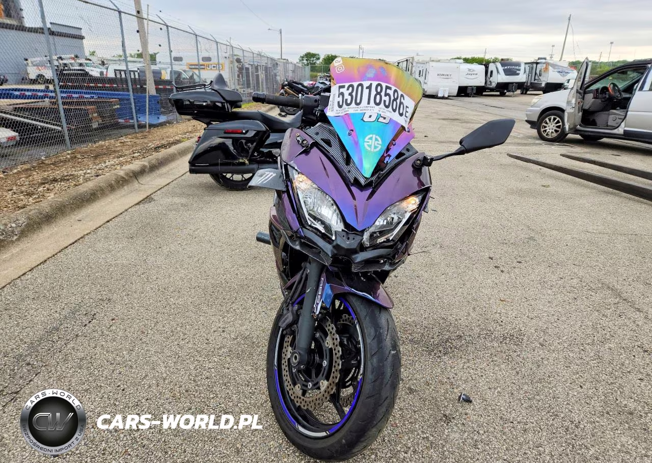 2019 Kawasaki Ex650 F VIN:JKAEXEK16KDA36028 - 2
