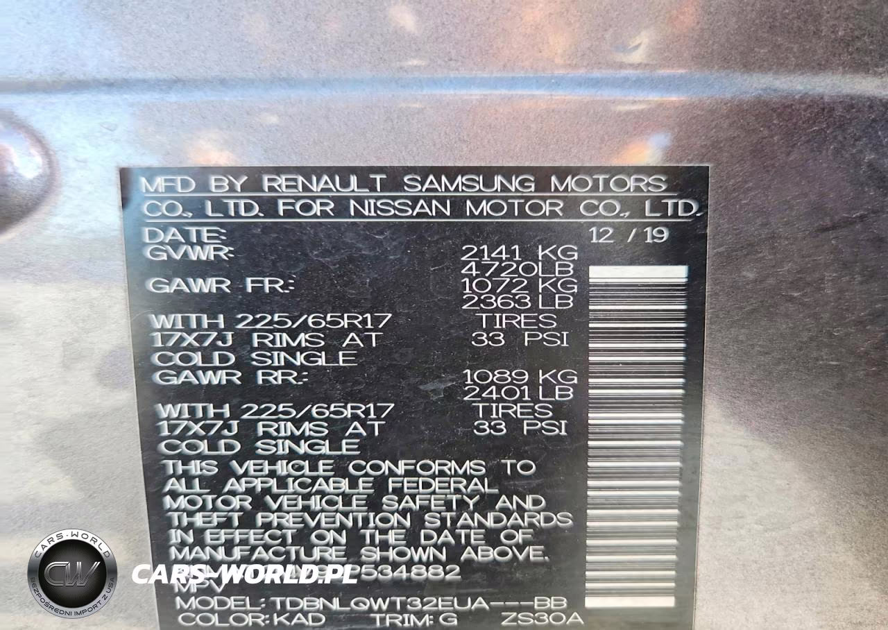 2020 Nissan Rogue Sv VIN:KNMAT2MV9LP534882 - 14