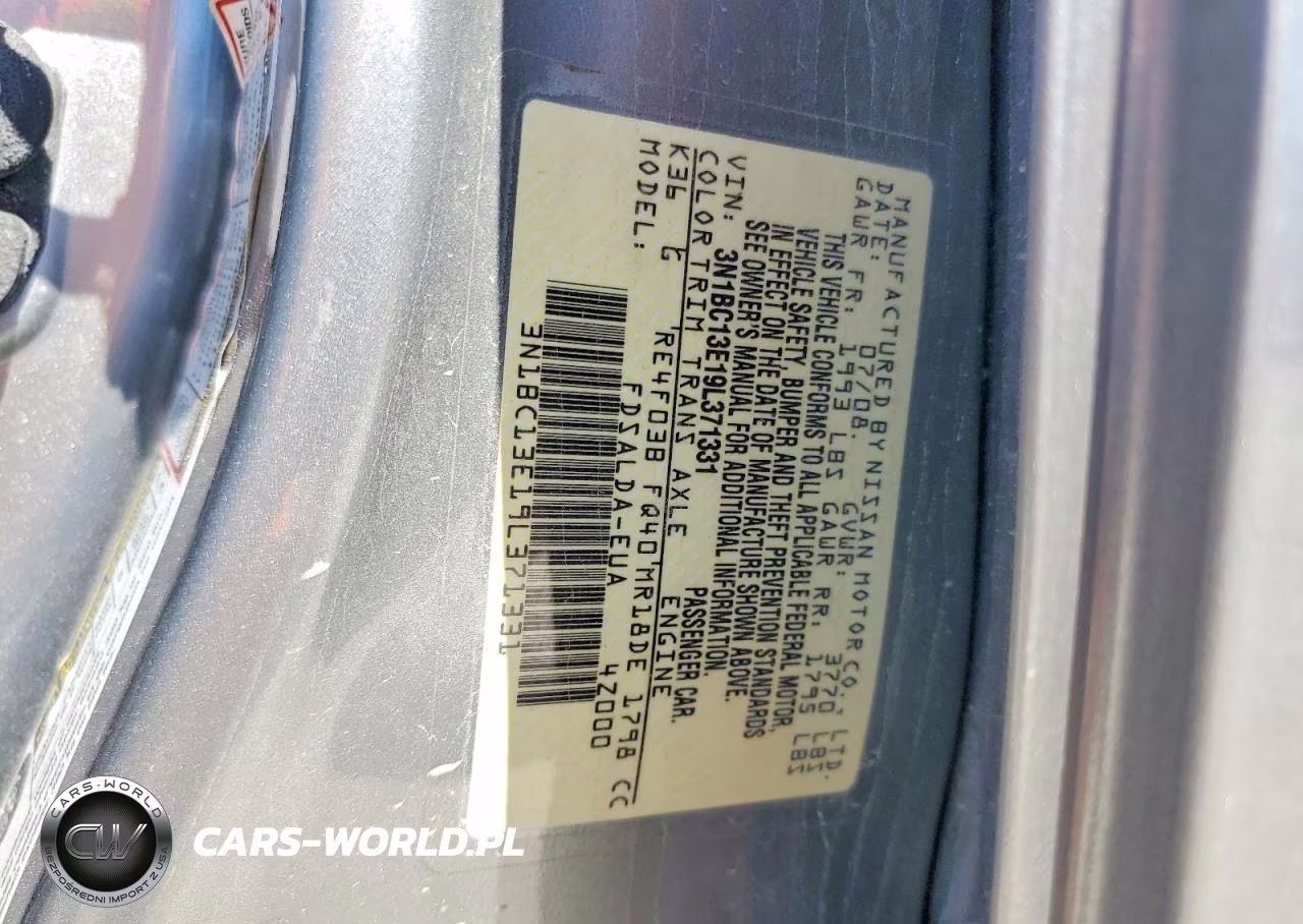 2009 Nissan Versa 1.8 S VIN:3N1BC13E19L371331 - 12