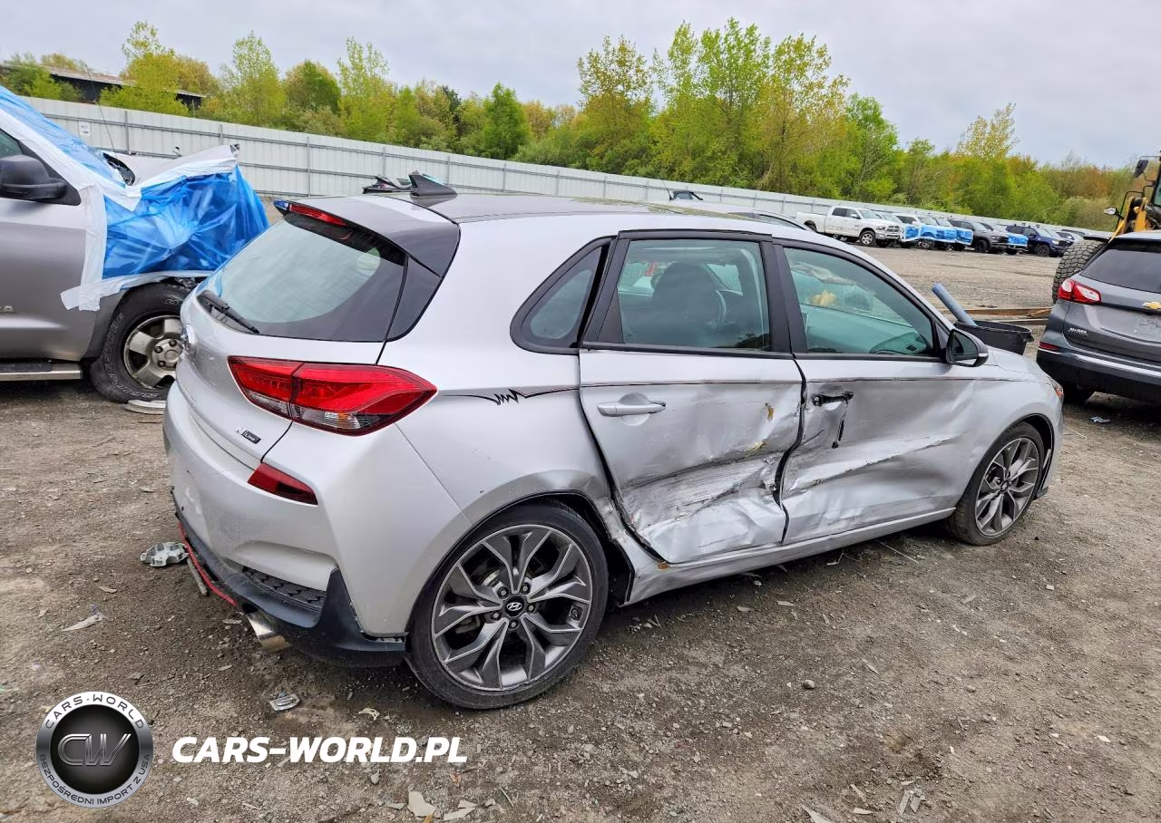 2019 Hyundai Elantra Gt N Line VIN:KMHH55LC8KU107361 - 3