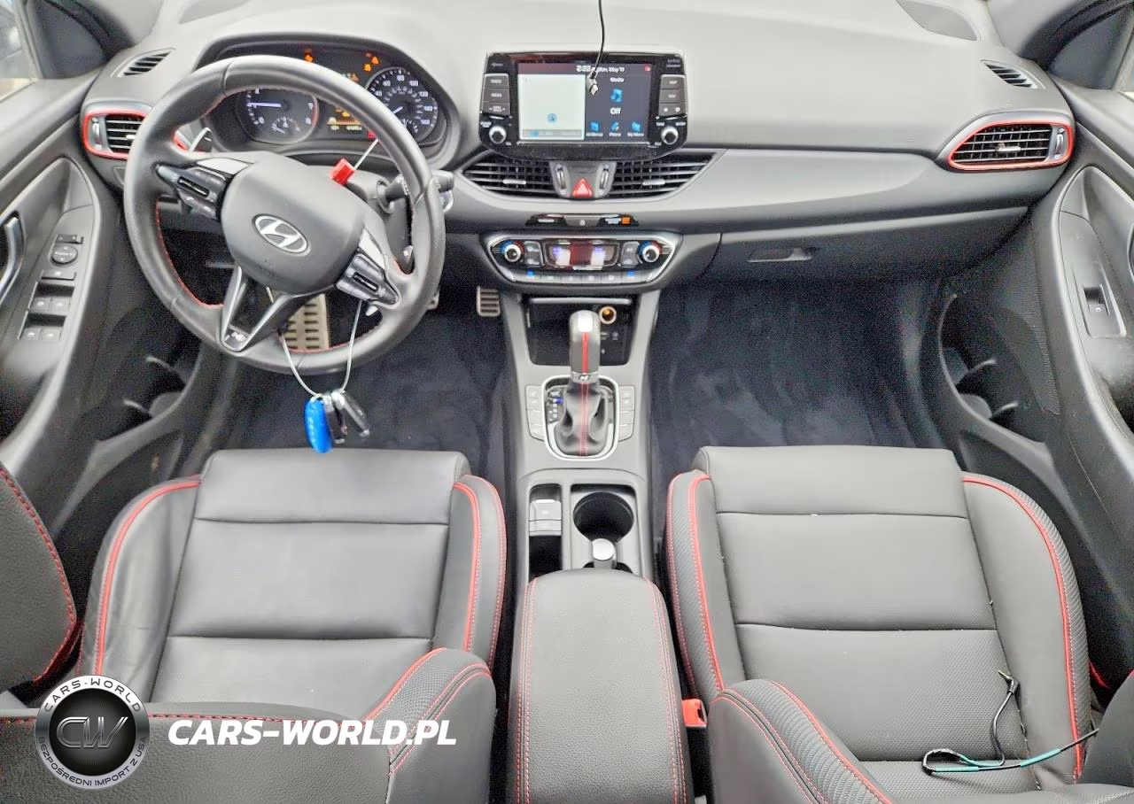 2019 Hyundai Elantra Gt N Line VIN:KMHH55LC8KU107361 - 8