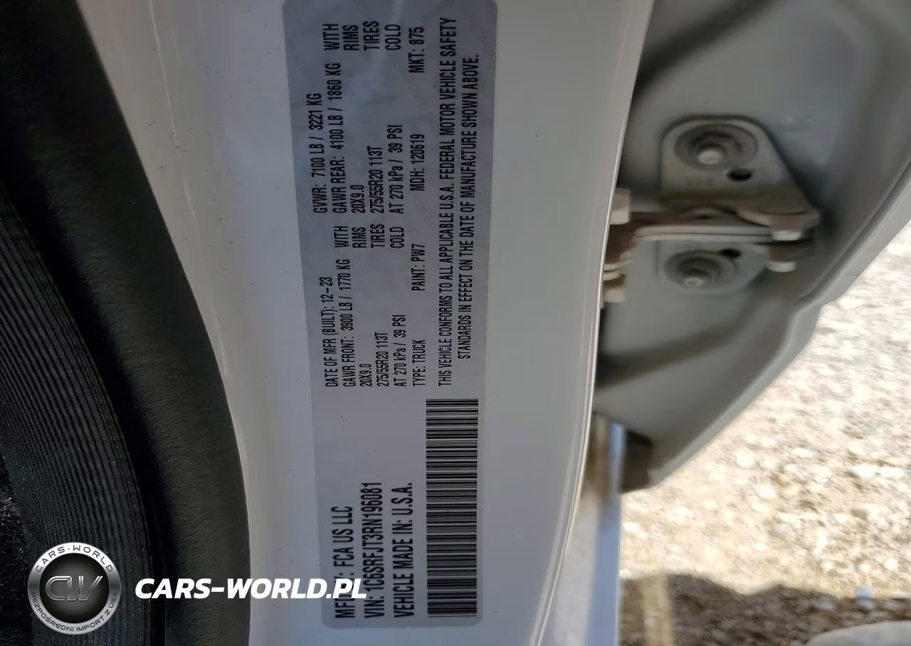 2024 Ram 1500 Laramie VIN:1C6SRFJT3RN196081 - 12