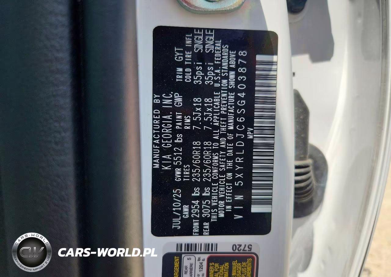 2025 Kia Sorento S VIN:5XYRLDJC6SG403878 - 13