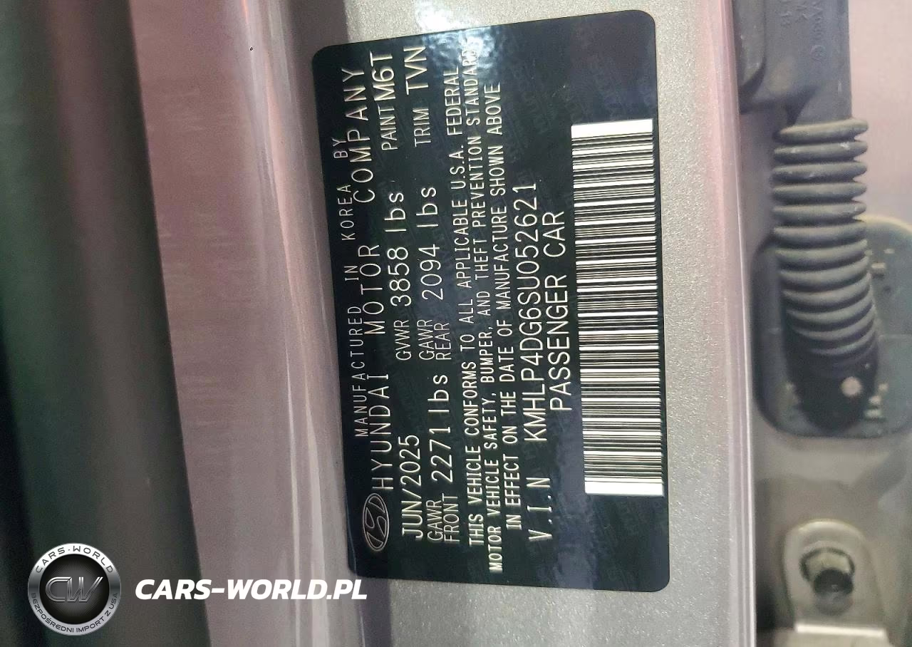 2025 Hyundai Elantra Limited VIN:KMHLP4DG6SU052621 - 12