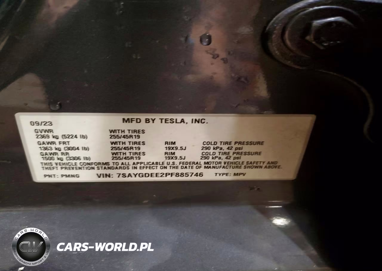 2023 Tesla Model Y VIN:7SAYGDEE2PF885746 - 13