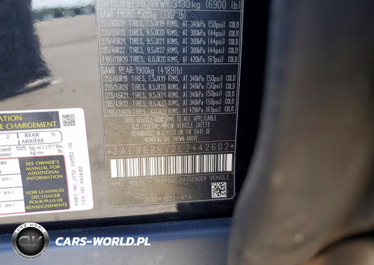 2020 Land Rover Discovery Se VIN:SALRG2RV2L2442602 - 14