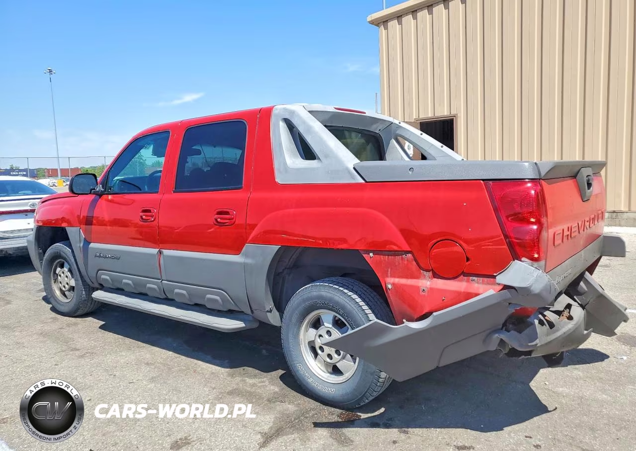 2002 Chevrolet Avalanche C1500 VIN:3GNEC13T32G335672 - 2