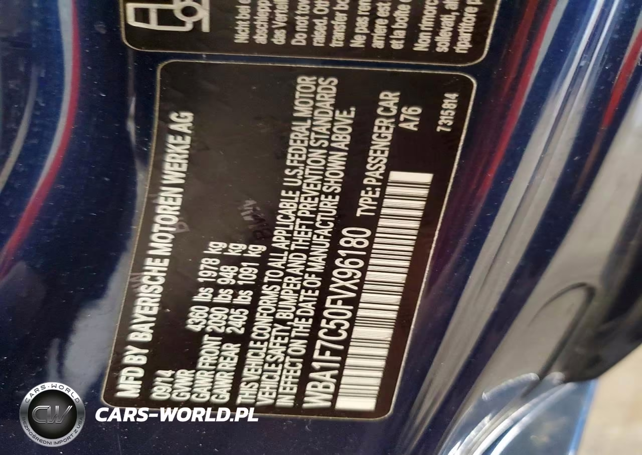 2015 BMW 228 Xi VIN:WBA1F7C50FVX96180 - 12