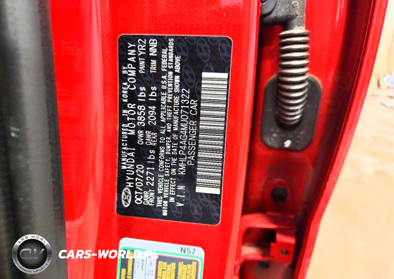 2021 Hyundai Elantra Limited VIN:KMHLP4AG4MU071322 - 12