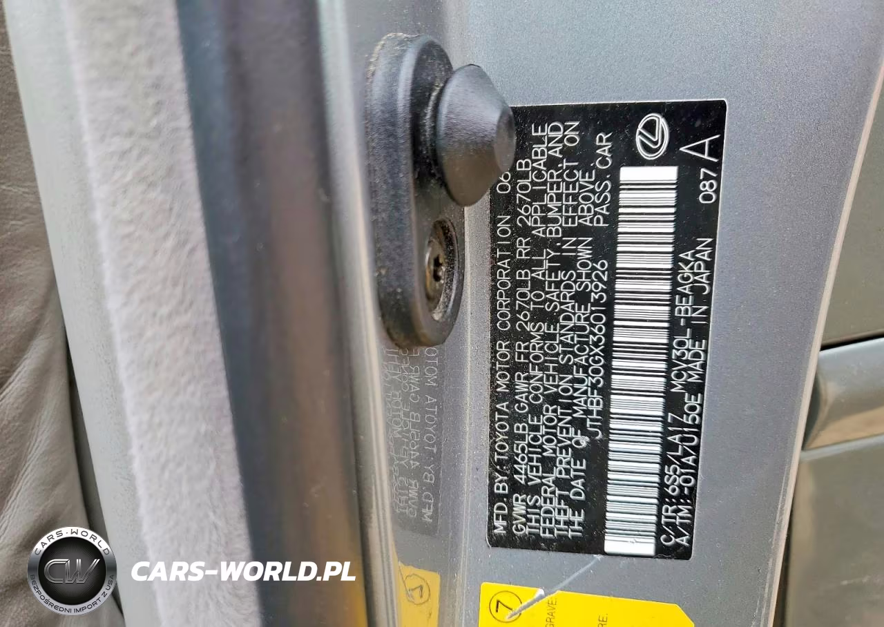 2003 Lexus Es 300 VIN:JTHBF30GX36013926 - 12