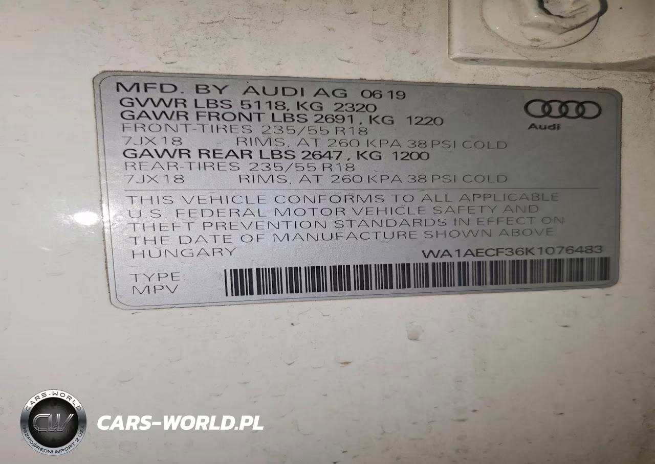 2019 Audi Q3 Premium VIN:WA1AECF36K1076483 - 13