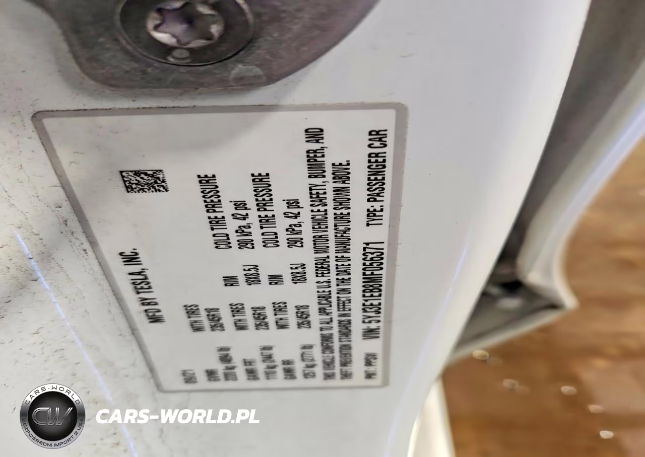 2021 Tesla Model 3 VIN:5YJ3E1EB8MF056371 - 13