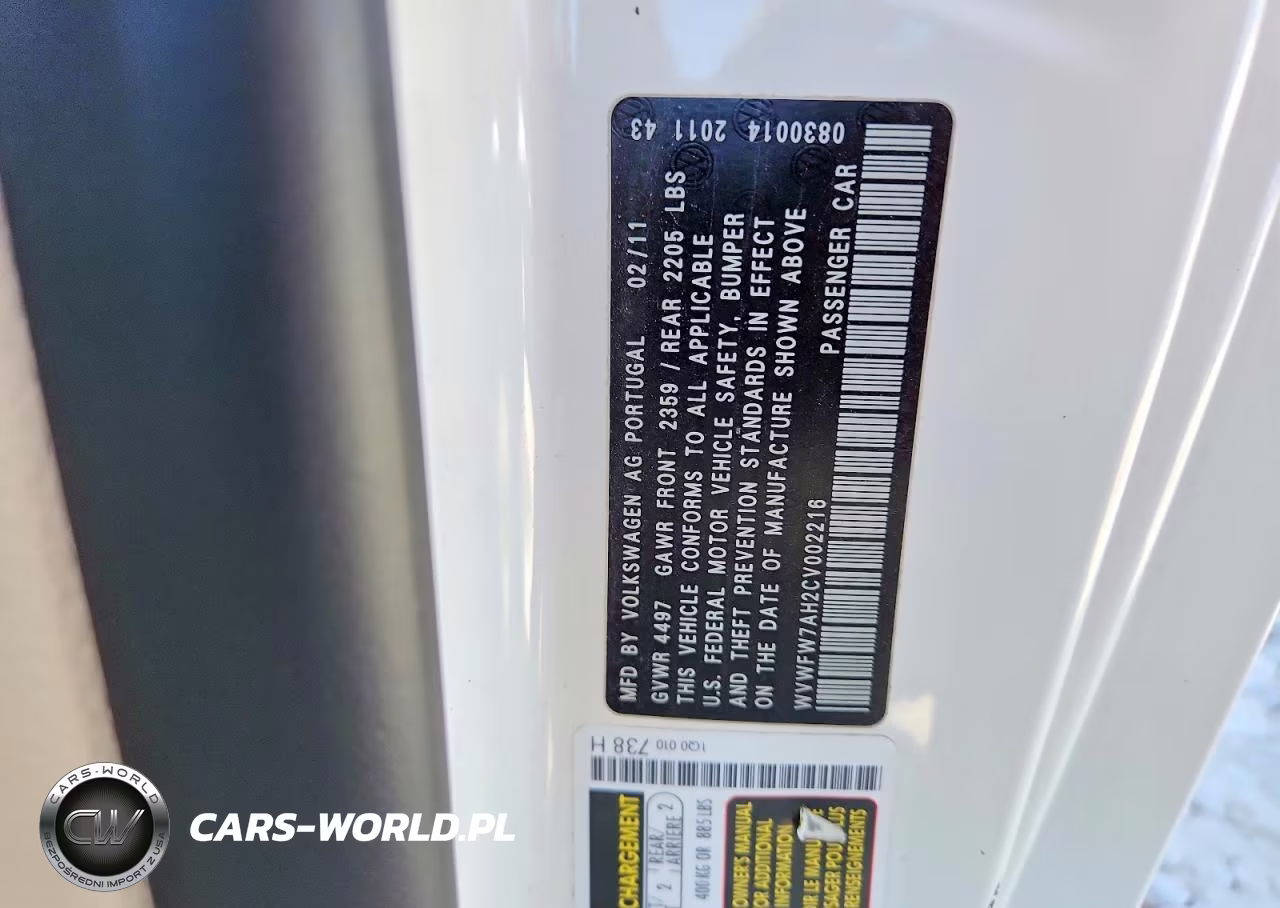 2012 Volkswagen Eos Lux VIN:WVWFW7AH2CV002216 - 13