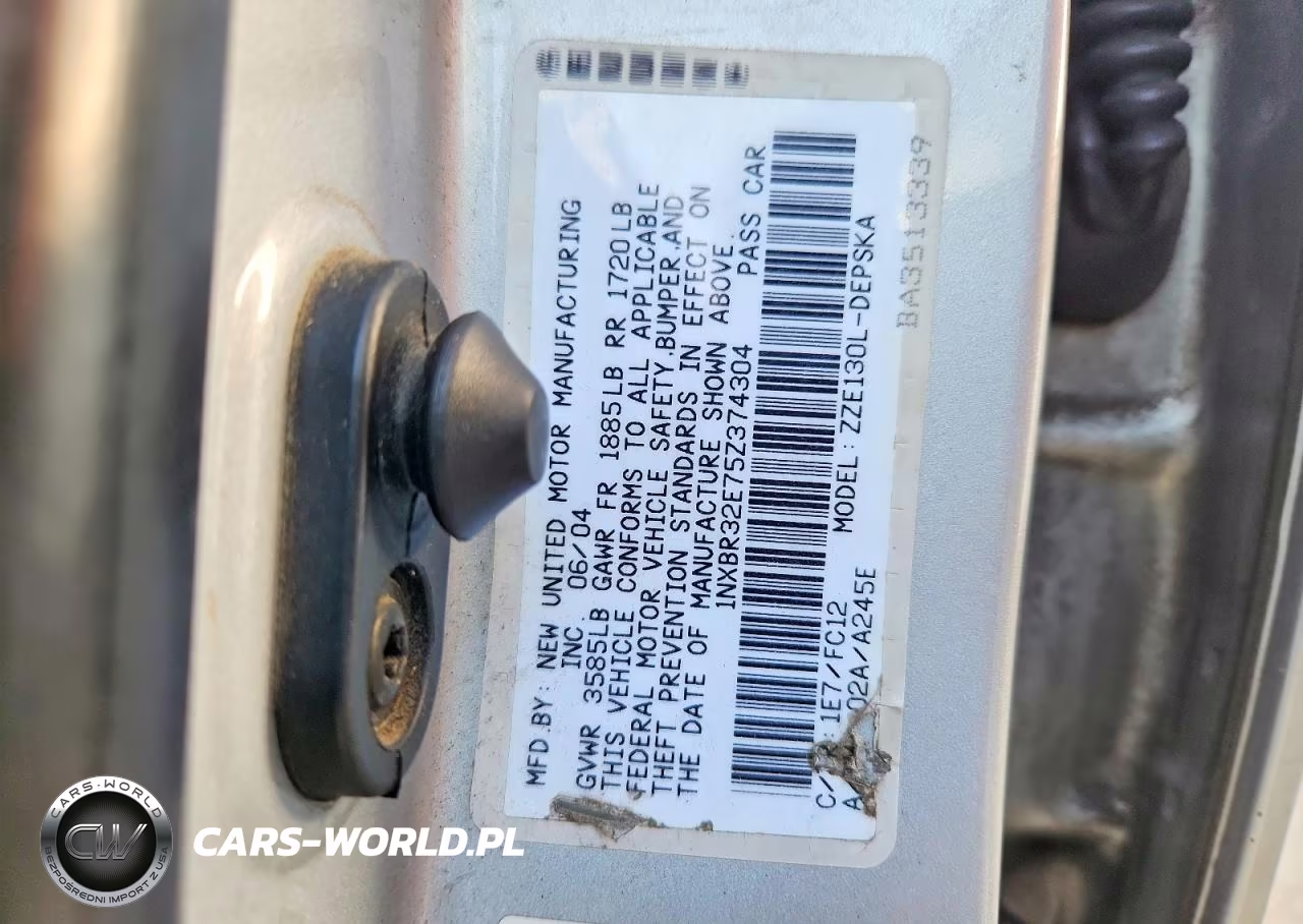 2005 Toyota Corolla S VIN:1NXBR32E75Z374304 - 12