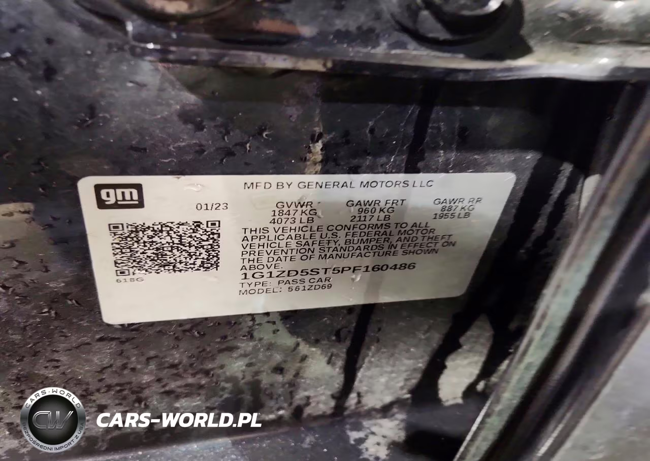2023 Chevrolet Malibu Lt VIN:1G1ZD5ST5PF160486 - 13