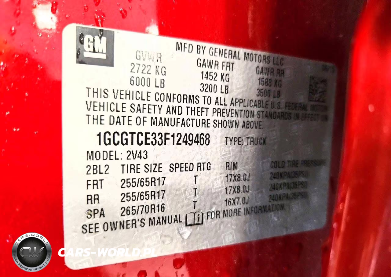 2015 Chevrolet Colorado Z71 VIN:1GCGTCE33F1249468 - 13