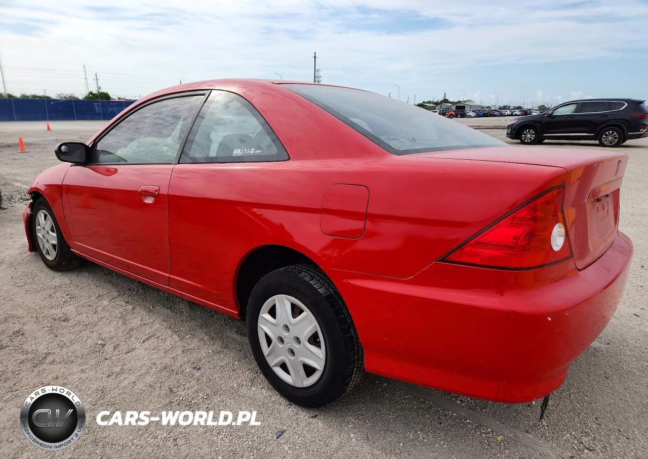 2004 Honda Civic Dx Vp VIN:1HGEM22144L046237 - 2
