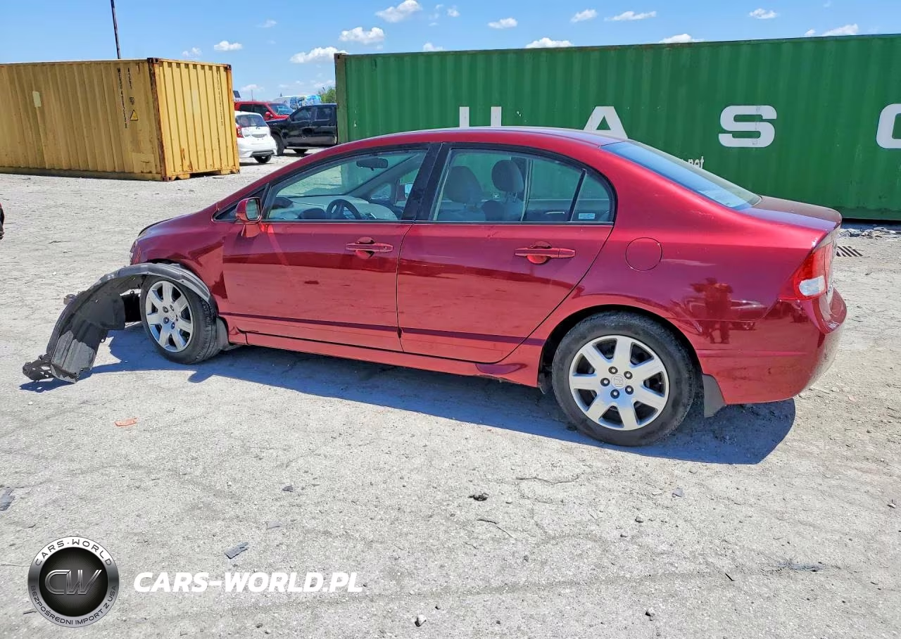 2009 Honda Civic Lx VIN:19XFA16599E005704 - 2