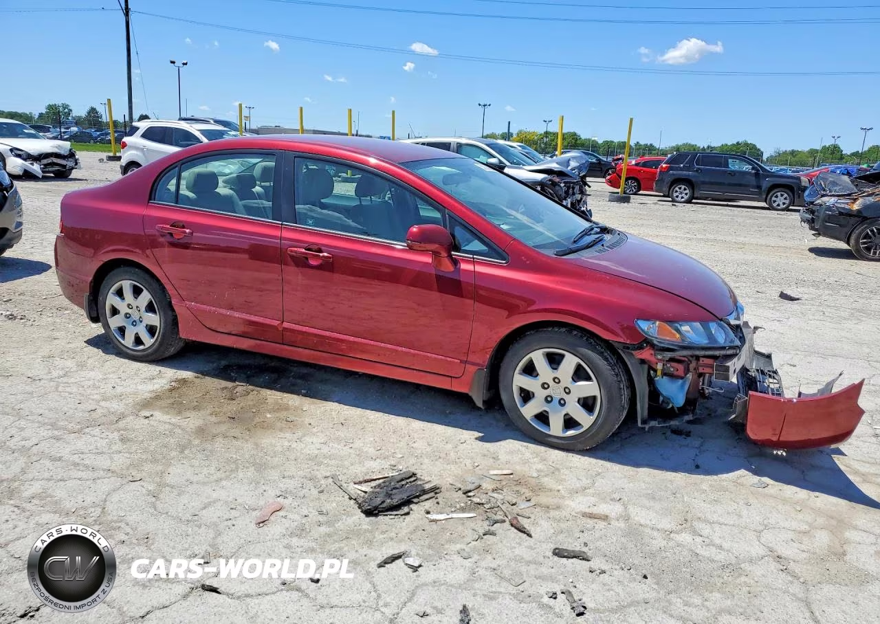 2009 Honda Civic Lx VIN:19XFA16599E005704 - 4