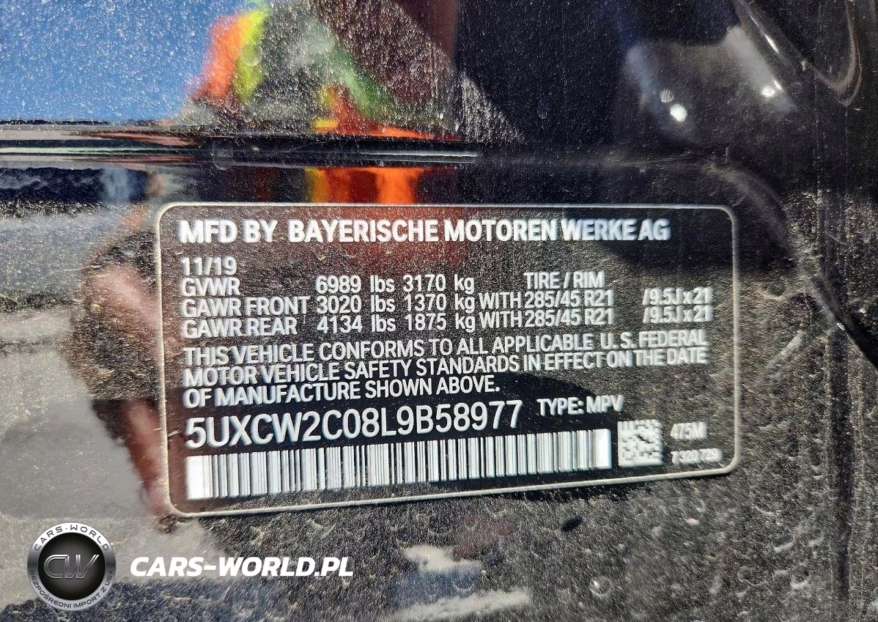 2020 BMW X7 xDrive40I VIN:5UXCW2C08L9B58977 - 13