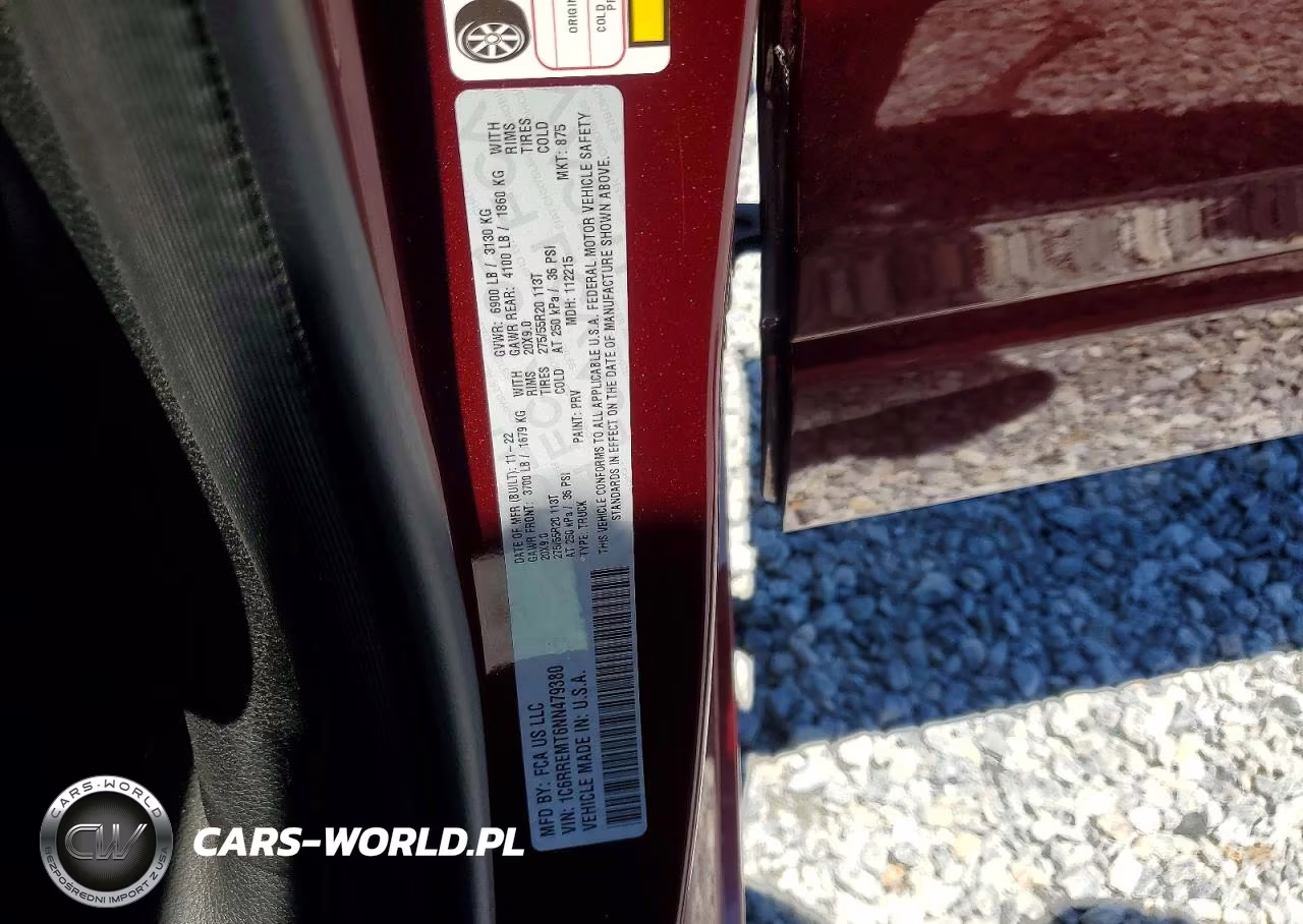 2022 Ram 1500 Big Horn VIN:1C6RREMT6NN479380 - 13