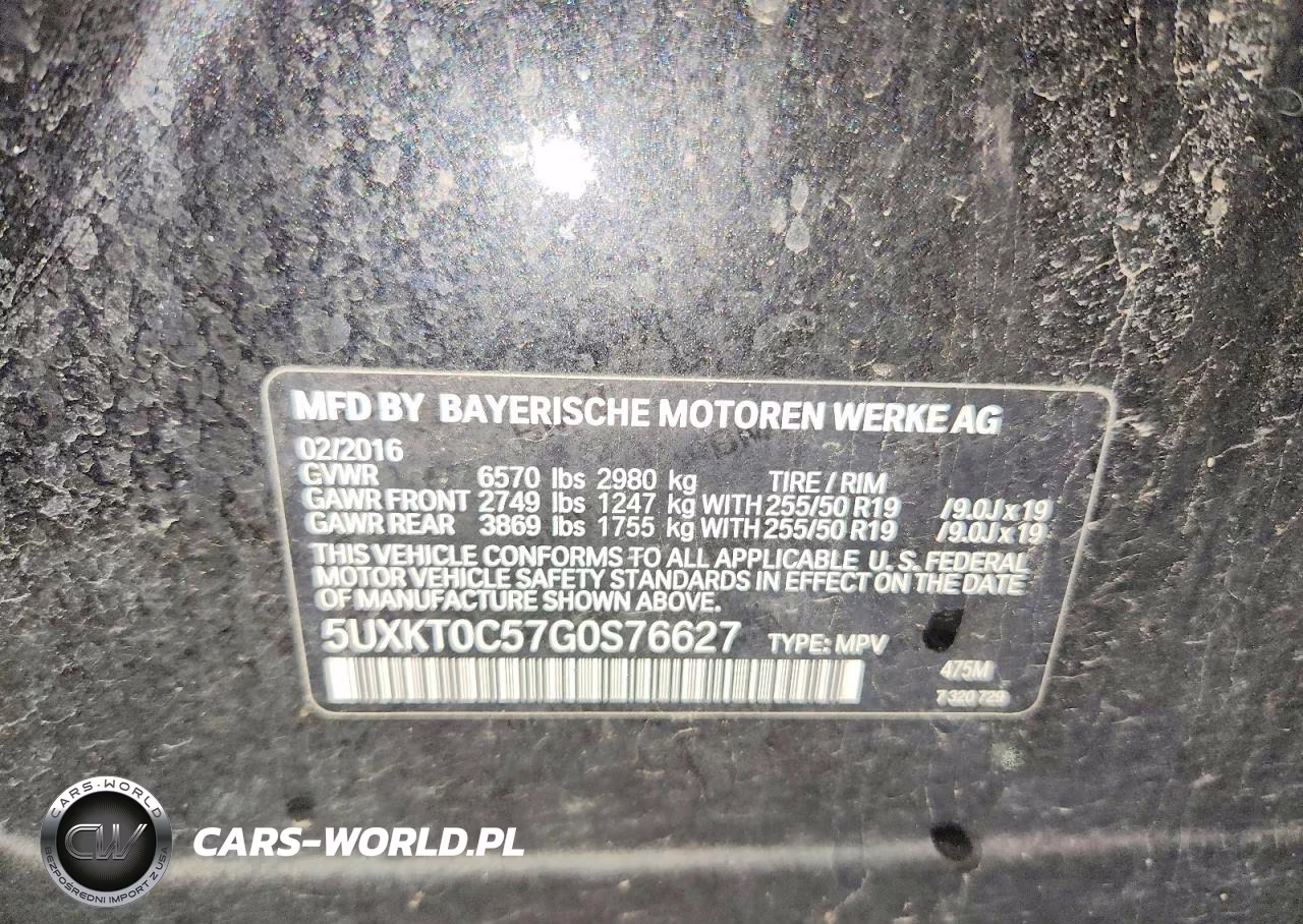 2016 BMW X5 Xdr40E VIN:5UXKT0C57G0S76627 - 13