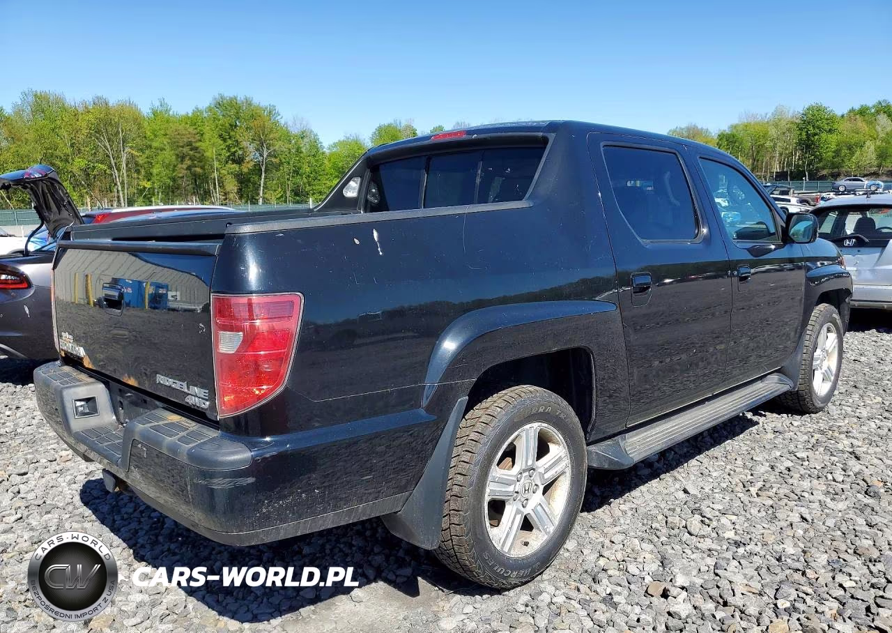 2010 Honda Ridgeline Rtl VIN:5FPYK1F50AB008325 - 3