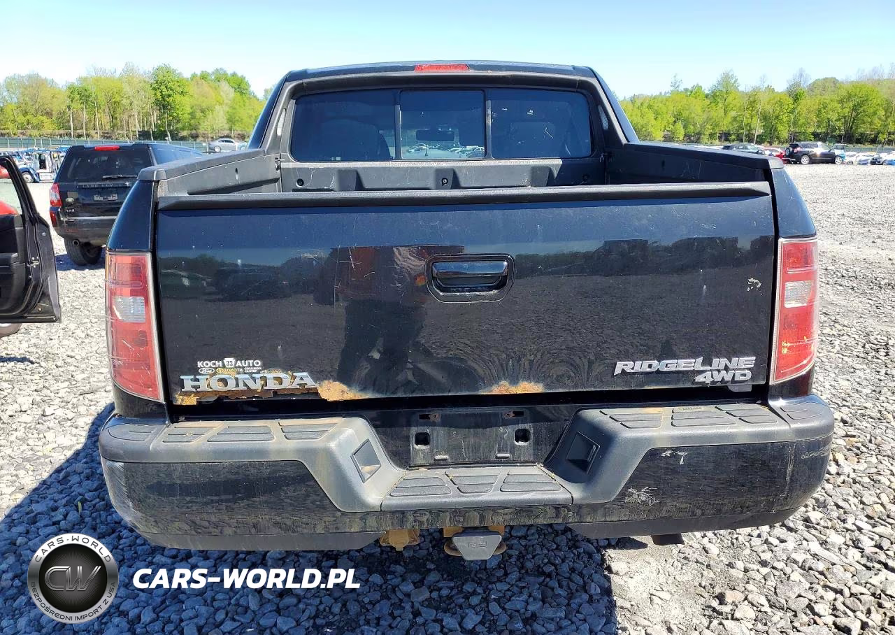 2010 Honda Ridgeline Rtl VIN:5FPYK1F50AB008325 - 6