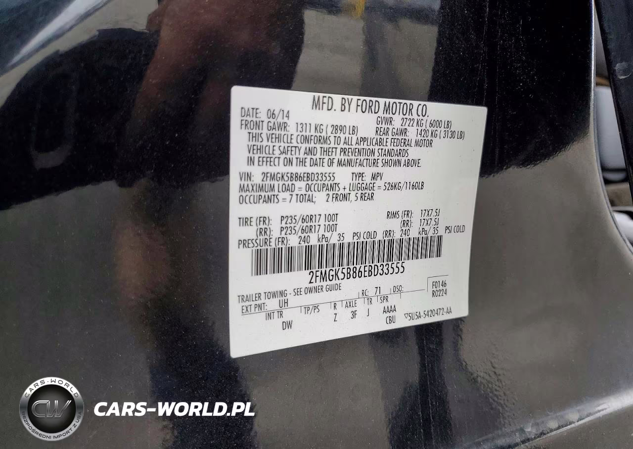 2014 Ford Flex Se VIN:2FMGK5B86EBD33555 - 13