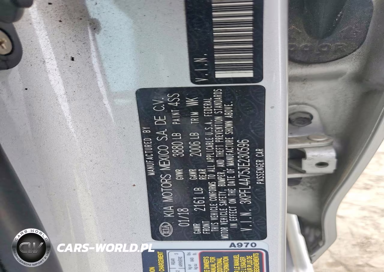 2018 Kia Forte Lx VIN:3KPFL4A75JE230596 - 12